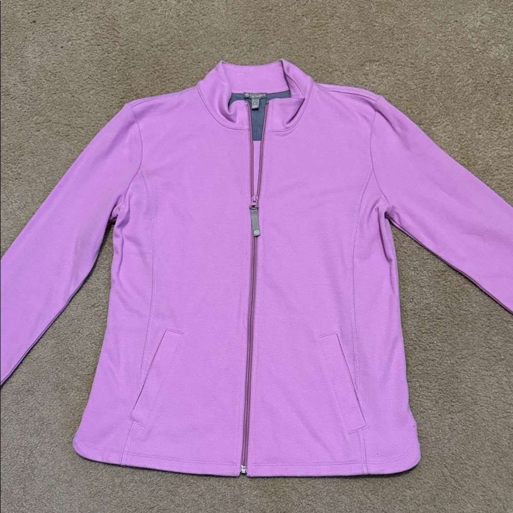 Talbots Light Purple Zip-Up Jacket